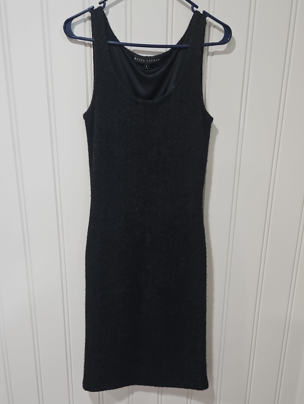 Ralph Lauren Black Label Cashmere Sleeveless Dress Size Small Charcoal Gray
